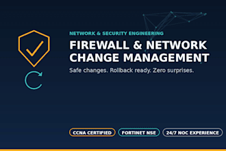 handle firewall and network change management