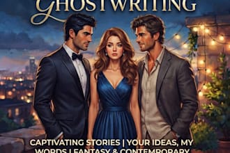 ghostwrite captivating romance and fantasy stories
