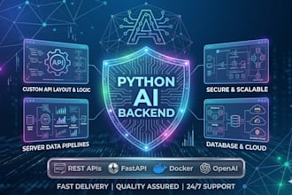 build python ai backend using openai api