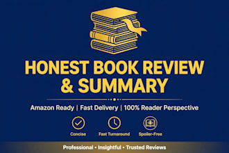 write honest book review and book summary