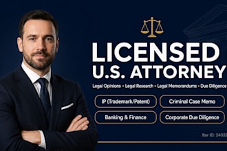 draft a US intellectual property legal opinion and research report