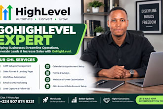 build and automate your gohighlevel CRM and sales funnel