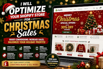 optimize your shopify store for christmas sales