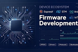 develop professional esp32 and stm32 embedded iot firmware