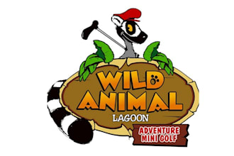make wild animal lagoon logo with winner gets chance