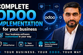 install, setup and implement odoo erp on community and enterprise