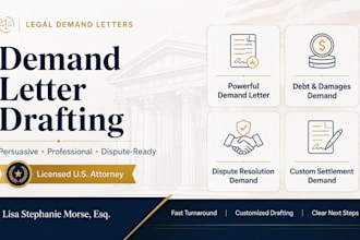 draft a persuasive cease and desist or legal demand letter