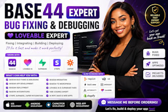 base44 expert base44 bug fixing base44 debugging lovable expert base44 integrate