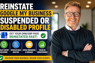 reinstate google my business gmb page suspended and disabled profile suspension