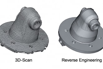 reverse engineering stl scan or part into production ready 3d cad