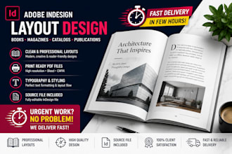 format books, magazines and catalogs using adobe indesign