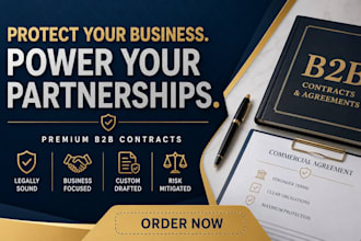 draft airtight b2b commercial contracts and agreements