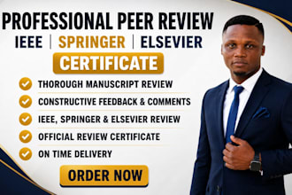 help you apply as a peer reviewer on elsevier springer ieee for eb1a eb2
