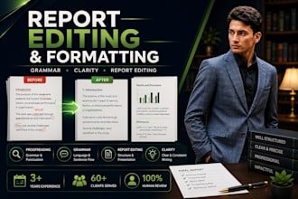 do formal content editing and formatting