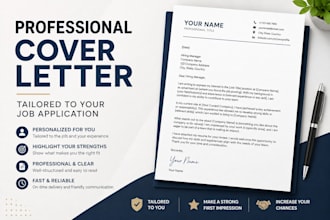 write a professional and personalized cover letter