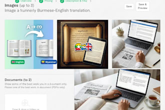 professionally translate english to myanmar and burmese to english