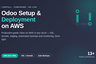 install and deploy odoo on AWS with SSL, backups and monitoring