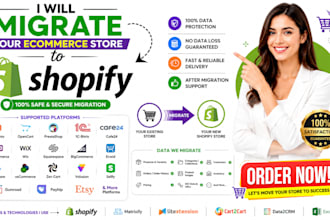 migrate magento opencart 1cbitrix prestashop cafe24 ecommerce to shopify store
