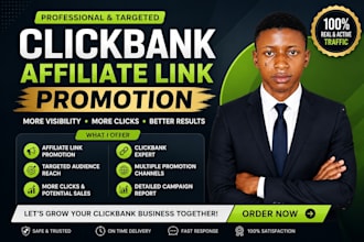 clickbank affiliate link promotion and affiliate marketing