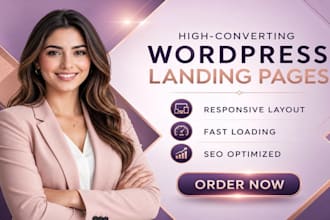design one page website on wordpress