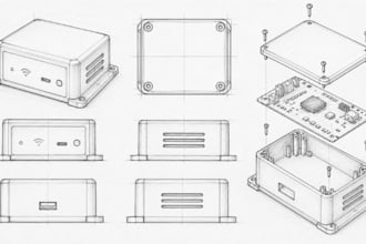 design smart electronics enclosures for iot products, prototypes and cad files