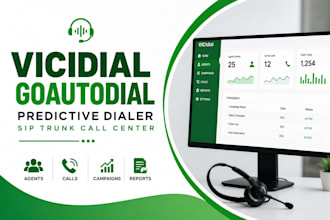setup vicidial predictive dialer goautodial sip trunk outbound calls