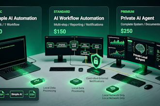 build a private local ai agent and automation workflow