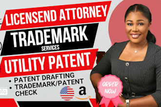 do trademark and patent applications filing, search, renewal, sou, office action