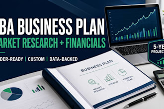 write an sba loan business plan with market research and financial projections