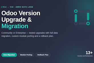 handle your odoo upgrade and migration with zero data loss