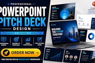 design a professional pitch deck for startup