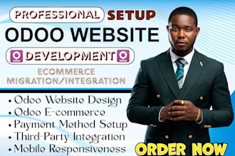 be your odoo website expert, odoo erp ecommerce developer, customize odoo module