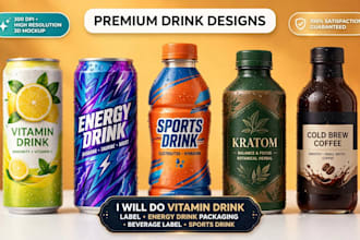 do vitamin drink label, energy drink packaging, beverage label, sports drink