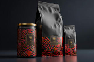 professional packaging design, honey label, spice label