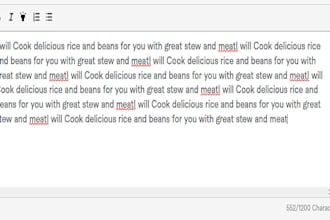 cook delicious rice and beans for you with great stew and meat