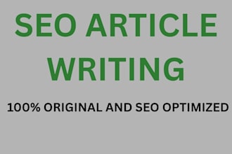 write SEO and website content