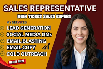 sales closer sales representative sdr lead generation