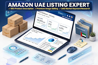 do amazon uae product listing and image editing