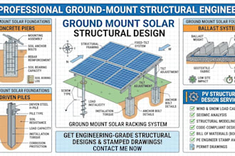 do ground mount solar structural design foundation design and pv structural