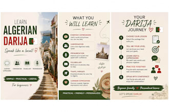 teach you french and arabic darija for beginners