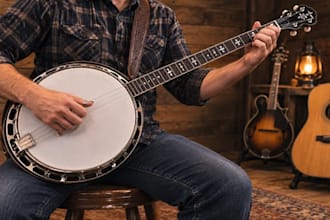 record nashville quality banjo, mandolin, guitar, or