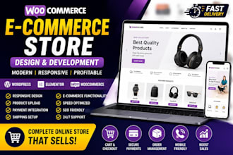 build a responsive woocommerce online store in wordpress
