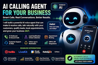 develop an ai voice calling bot for your business