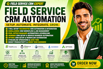 setup fieldroutes gorilladesk pool office manager skimmer aptora CRM automation
