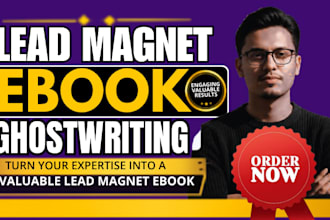ghostwrite a lead magnet ebook for coaches and consultants