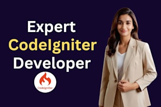 build ,fix and customize your codeigniter PHP web application