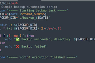 fix bugs, write bash shell and python automation scripts