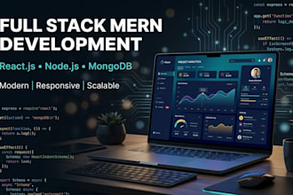 develop a full stack mern web application