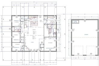 design barndominium floor plans, garage, shop barn and 3d models