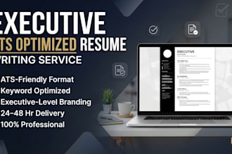 write senior executive ats optimized resume cover letter for your target role